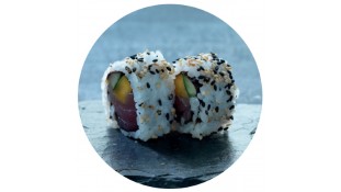 38. Mango Tuna Uramaki - 8 stk